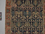 Carpet, Wool (warp, weft and pile); symmetrically knotted pile