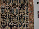 Carpet, Wool (warp, weft and pile); symmetrically knotted pile