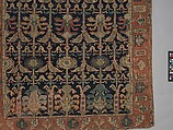 Carpet, Wool (warp, weft and pile); symmetrically knotted pile