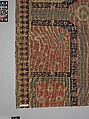 Fragment of a Garden Carpet, Cotton (warp and weft); wool (pile); symmetrically knotted pile