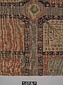 Fragment of a Garden Carpet, Cotton (warp and weft); wool (pile); symmetrically knotted pile