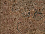 Carpet, Cotton (warp and weft), wool (pile); asymmetrically knotted pile 