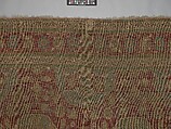 Carpet, Wool (warp, weft and pile); asymmetrically knotted pile