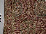 Carpet, Wool (warp, weft and pile); asymmetrically knotted pile
