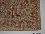 Carpet, Wool (warp, weft and pile); asymmetrically knotted pile