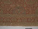 Carpet, Wool (warp, weft and pile); asymmetrically knotted pile