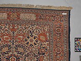Carpet, Silk (warp, weft and pile); symmetrically knotted pile