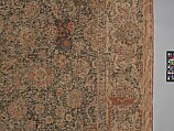 Carpet, Cotton (warp and weft), wool (pile); asymmetrically knotted pile