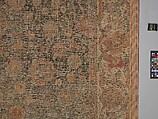 Carpet, Cotton (warp and weft), wool (pile); asymmetrically knotted pile