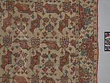"Bird" Carpet, Wool (warp, weft and pile); symmetrically knotted pile