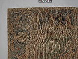 Row 1a Carpet, Cotton (warp and weft), wool (pile); asymmetrically knotted pile