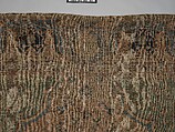Row 1b Carpet, Cotton (warp and weft), wool (pile); asymmetrically knotted pile
