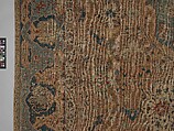 Carpet, Cotton (warp and weft), wool (pile); asymmetrically knotted pile
