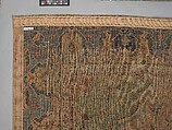 Carpet, Cotton (warp and weft), wool (pile); asymmetrically knotted pile