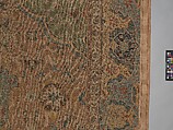 Carpet, Cotton (warp and weft), wool (pile); asymmetrically knotted pile
