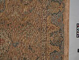 Carpet, Cotton (warp and weft), wool (pile); asymmetrically knotted pile