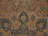 Carpet, Cotton (warp and weft), wool (pile); asymmetrically knotted pile