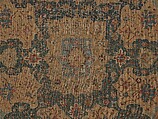 Carpet, Cotton (warp and weft), wool (pile); asymmetrically knotted pile