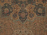 Carpet, Cotton (warp and weft), wool (pile); asymmetrically knotted pile