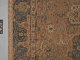 Carpet, Cotton (warp and weft), wool (pile); asymmetrically knotted pile