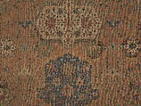 Carpet, Cotton (warp and weft), wool (pile); asymmetrically knotted pile