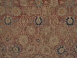 Carpet, Silk; asymmetrically knotted pile