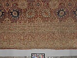 Carpet, Silk; asymmetrically knotted pile