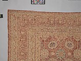 Carpet, Silk; asymmetrically knotted pile