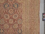 Carpet, Silk; asymmetrically knotted pile