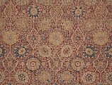 Carpet, Silk; asymmetrically knotted pile