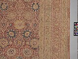Carpet, Silk; asymmetrically knotted pile