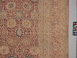 Carpet, Silk; asymmetrically knotted pile
