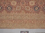 Carpet, Silk; asymmetrically knotted pile