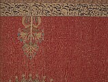 Carpet, Cotton (warp and weft), silk (pile); asymmetrically knotted pile