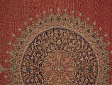 Carpet, Cotton (warp and weft), silk (pile); asymmetrically knotted pile