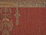 Carpet, Cotton (warp and weft), silk (pile); asymmetrically knotted pile
