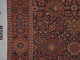 Harshang Carpet, Wool (warp, weft and pile); symmetrically knotted pile