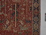 Carpet, Wool (warp, weft, and pile); symmetrically knotted pile