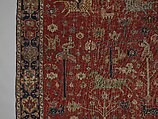 Carpet, Wool (warp, weft, and pile); symmetrically knotted pile