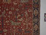 Carpet, Wool (warp, weft, and pile); symmetrically knotted pile