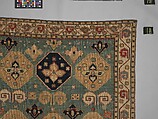 Shield Carpet, Cotton (warp, weft), wool (pile); symmetrically woven pile