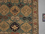 Shield Carpet, Cotton (warp, weft), wool (pile); symmetrically woven pile