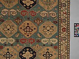 Shield Carpet, Cotton (warp, weft), wool (pile); symmetrically woven pile