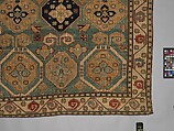 Shield Carpet, Cotton (warp, weft), wool (pile); symmetrically woven pile