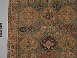 Shield Carpet, Cotton (warp, weft), wool (pile); symmetrically woven pile