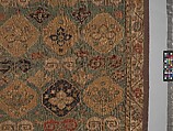 Shield Carpet, Cotton (warp, weft), wool (pile); symmetrically woven pile