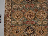 Shield Carpet, Cotton (warp, weft), wool (pile); symmetrically woven pile