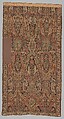 Carpet, Cotton (warp), wool (weft); symmetrically woven pile