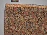 Carpet, Cotton (warp), wool (weft); symmetrically woven pile