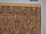Carpet, Cotton (warp), wool (weft); symmetrically woven pile